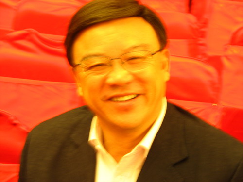 利郎男裝總經(jīng)理親臨現(xiàn)場(chǎng)