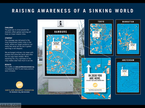 2007紐約國際廣告節[戶外類]銅獎得主:愛地球運動基金會