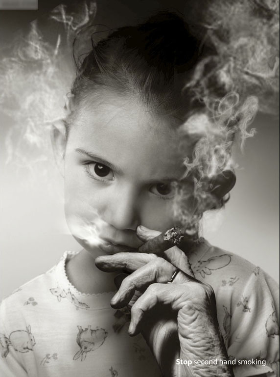 2008迪拜Lynx廣告獎[平面類]銀獎得主:反對吸二手煙