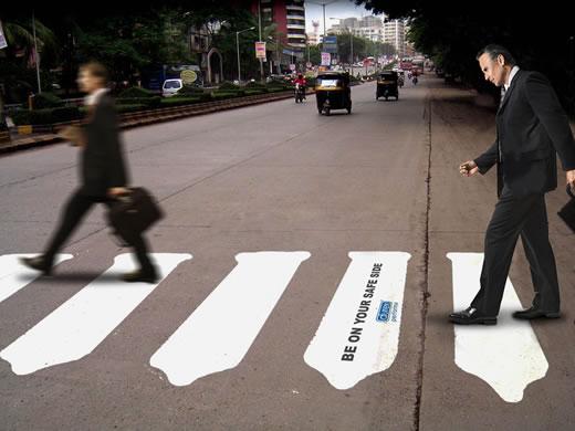 盤點斑馬線上的廣告創意