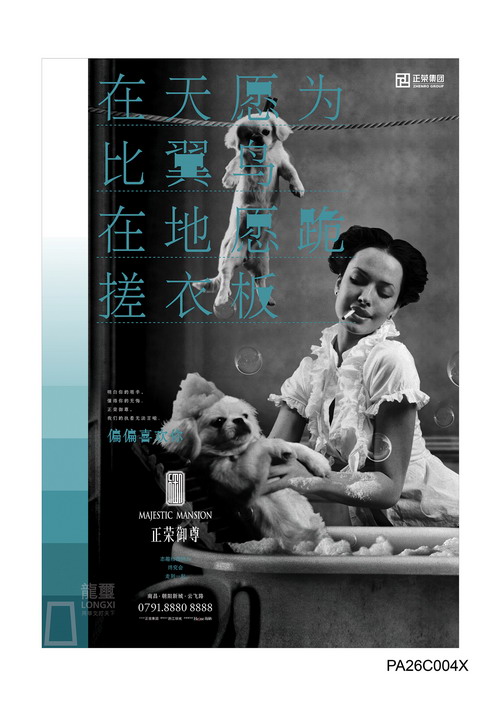 2013龍璽創(chuàng)意獎(jiǎng)--平面大獎(jiǎng)佳作/正榮禦尊•“偏偏喜歡你”系列