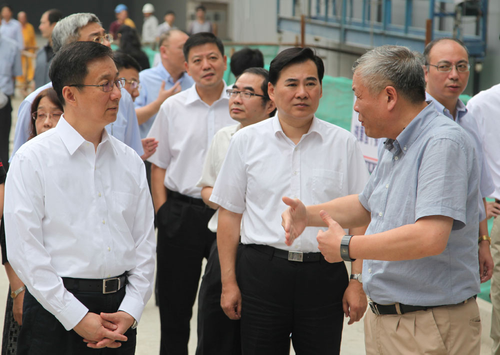 韓正調(diào)研國家會展中心（上海）項目，上海廣印展揚帆起航創(chuàng)新高