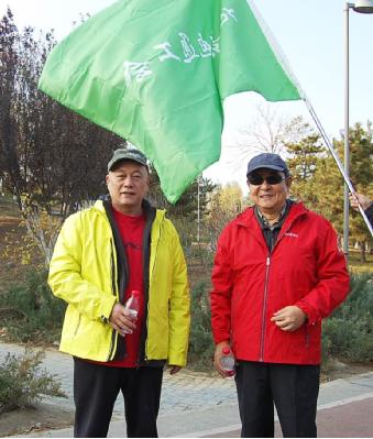 寒冷冬日 溫暖健跑